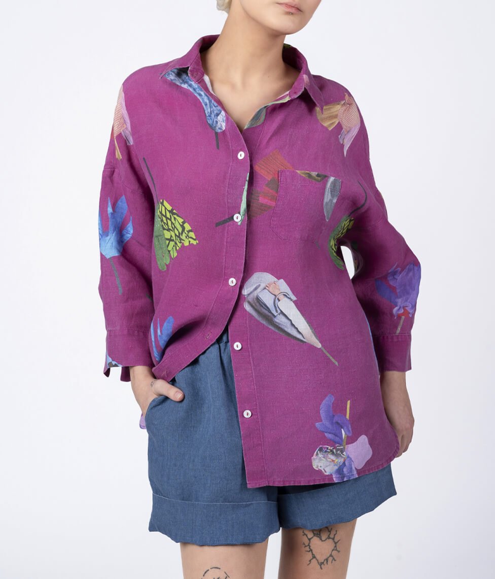decoflux-lininiai-marskiniai-fashionista-magenta-linas-2